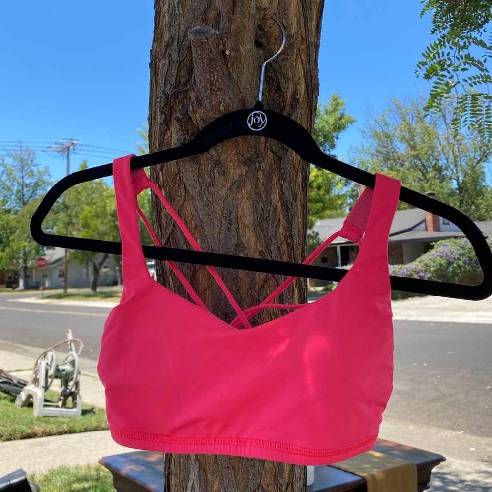 Hot Pink Lululemon Sports Bra